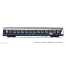 Rivarossi HR4334 - SBB, Schlafwagen Typ MU 64 mit Schürzen im Originalzustand, TEN, mit aluminiumfarbenem Dach