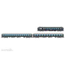 Rivarossi HR4360 - FS, 3-tlg. Set Reisezugwagen Rapido 904-905