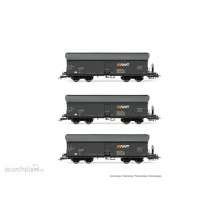 Rivarossi HR6590 - AWT, 3-tlg. Set 4-achs. Selbstentladwagen Fals