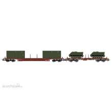 Rivarossi HR6612 - FS, 2-tlg. Set Flachwagen