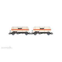 Rivarossi HR6618 - DB, 2-tlg. Set 2-achs. Gaskesselwagen