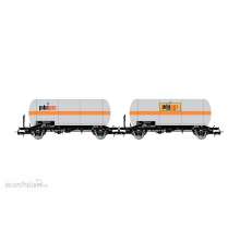 Rivarossi HR6621 - FS, 2-tlg. Set 2-achs. Gaskesselwagen