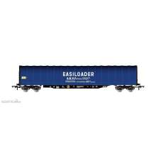 Rivarossi HR6496 - BR, 4-achs Schiebeplanenwagen, Blau, Easiloader