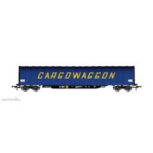 Rivarossi HR6497 - BR, 4-achs Schiebeplanenwagen, Blau, Cargowaggon