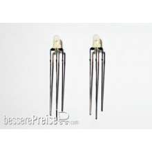 Tams Elektronik 81-39206-02 - 3 mm-Duo-LEDs, gemeinsame Anode, kaltweiß-rot