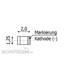 Tams Elektronik 81-50203-05 - SMD-LED, Bauform 0805, orange