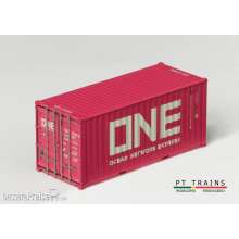 PT Trains 820030.1 - Container 20´DV ONE / GLOBAL (GCXU2237988) (Pink)