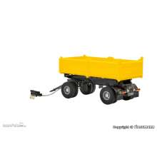 Viessmann 8215 - H0 2-achs Kippanhänger, gelb, Funktionsmodell