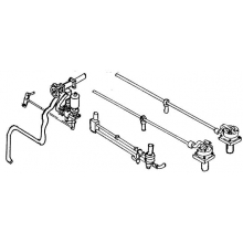 Weinert 8305 - Sicherheitsventile (Ackermann) mit Leitungen, Dampfpfeife mit Leitungen