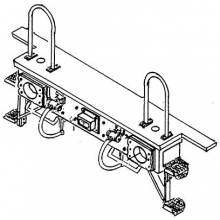 Weinert 8479 - vordere Pufferbohle für Baureihe 01 Altbau