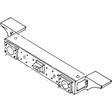 Weinert 8502 - Vordere Einheitspufferbohle mit Seitenabstützung für Baureihe 64,für Baureihe 24, für Baureihe 86 usw.