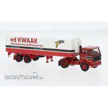 Brekina 85688 - Volvo F 89 Koffer-SZ, v.d.Kwaak, neues Design, 1972