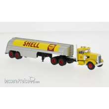 Brekina 85762 - Brekina, Peterbilt 281 Tank-SZ, 1955, Shell, 1:87