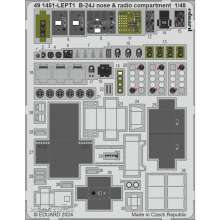 Eduard Accessories 491451 - B-24J nose & radio compartment