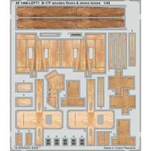 Eduard Accessories 491466 - B-17F wooden floors & ammo boxes 1/48