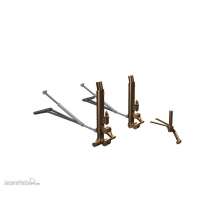 Eduard Accessories 6481022 - B-17F undercarriage legs BRONZE 1/48