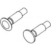 Weinert 86001 - Nicht durchstoßende Federpuffer mit 5,2 mm Durchmesser