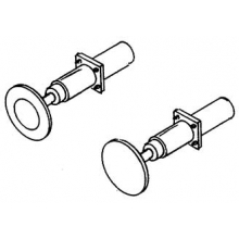 Weinert 86061 - Stangenfederpuffer mit eckigem Flansch mit 5,2 mm Durchmesser