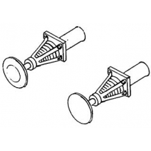 Weinert 8610 - Vierfach geschlitzte Korbfederpuffer mit 4,3 mm Durchmesser