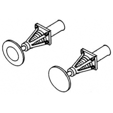 Weinert 86101 - Vierfach geschlitzte Korbfederpuffer mit 5,2 mm Durchmesser