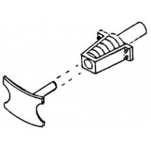 Weinert 8620 - Mittelpufferkupplung für Mallet-Schmalspurlok der MBG Karlsruhe