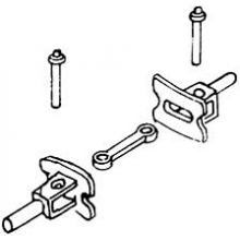 Weinert 8622 - Schmalspur-Trichterkupplung und Haken in eckiger Ausführung