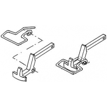 Weinert 86566 - Großpackung Bügelkupplung zum Einstecken in die Pufferbohle