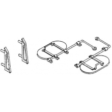 Weinert 8668 - Tenderbunkerabstützungen in durchbrochener Ausführung und Wasserkastendeckel für 22 T 34