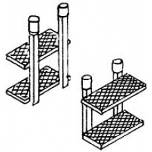Weinert 8698 - Führerhausaufstiegstritte für Schmalspurlokomotiven, z. B. »Hoya«