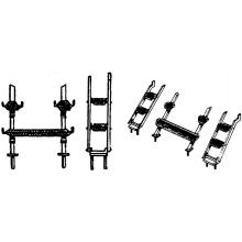 Weinert 87035 - Rauchkammerstütze+Tritte BR 41