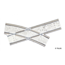 Tillig 87163 - Bogenkreuzung Pflastersteine