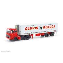 Herpa 87MBS026208 - Mercedes-Benz LPS 2032 Kühlkoffer-Sattelzug ´Augris Renard´ (Frankreich/Berck sur Mer)