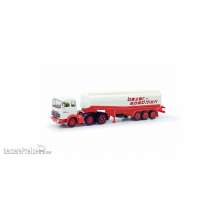 Herpa 87MBS026284 - Mercedes-Benz LPS 2032 Benzintank-Sattelzug ´bayer-spedition´