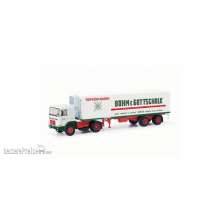 Herpa 87MBS026420 - MAN F8 Kühlkoffer-Sattelzug ´Böhm & Gottschalk´