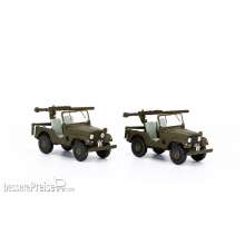 ACE Collectors 885106 - 1/87 Set mit 2 Jeep PAK58 Panzer-Abwehr Kompanie BAT