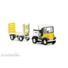 ACE Collectors 888701 - 1/87 PTT Elektro-Schlepper Nefag mit Anhänger, TR-5047e