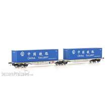 Mehano 90702 - Containerwagen Sggmrss90 AAE, Ep.VI, China Rail - Lemke