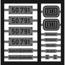 Weinert 91019 - Neusilberschilder für 50 791