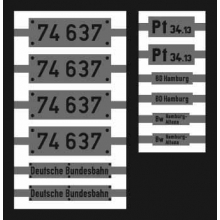 Weinert 91037 - Neusilberschilder für 74 637