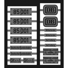 Weinert 91045 - Neusilberschilder für 85 001