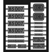 Weinert 91051 - Neusilberschilder für 85 007