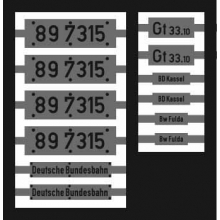 Weinert 91063 - Neusilberschilder für 89 7315