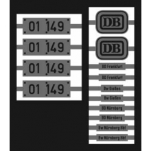 Weinert 91080 - Neusilberschilder für 01 149