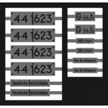 Weinert 91103 - Neusilberschilder für 44 1623