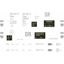 Weinert 91119 - Schiebebild-Beschriftung für Pwgs der DR