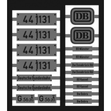 Weinert 91160 - Neusilberschilder für 44 1131