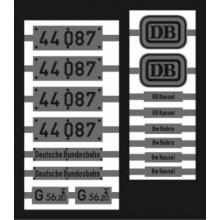 Weinert 91161 - Neusilberschilder für 44 087