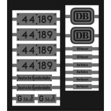 Weinert 91163 - Neusilberschilder für 44 189