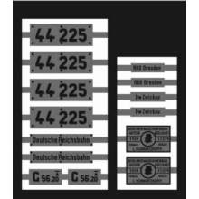 Weinert 91166 - Neusilberschilder für 44 225