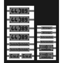 Weinert 91169 - Neusilberschilder für 44 389